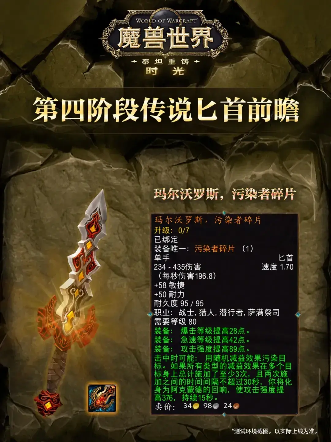 WoW Titan Reforged Malvolos, Shard of the Defiler